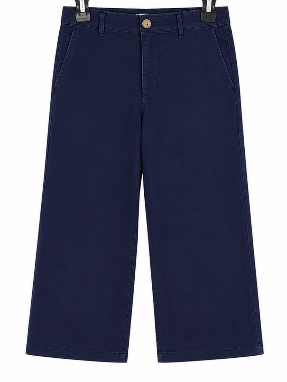 Womens Free assembly wide leg cropped Navy pants NWT size 6
